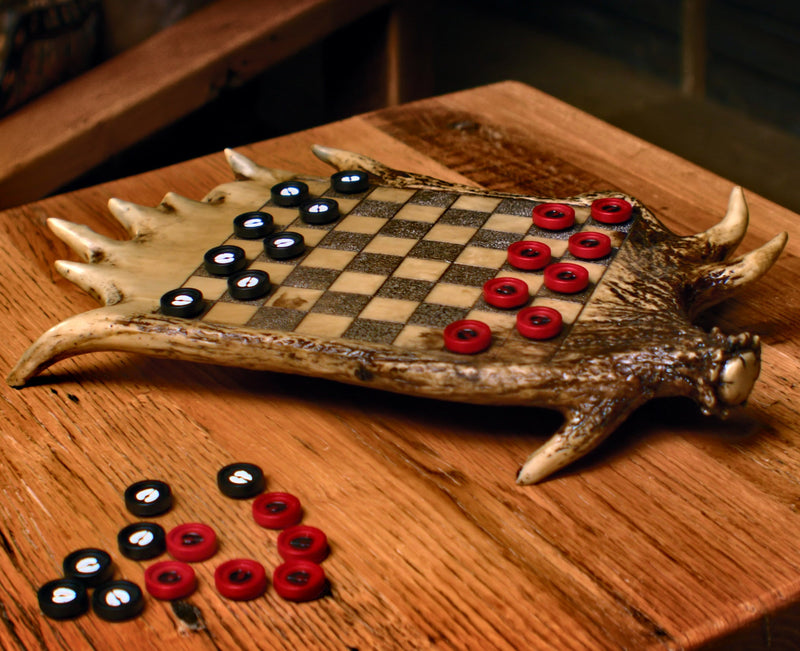 Load image into Gallery viewer, Checkerboard Set-Moose Antler
