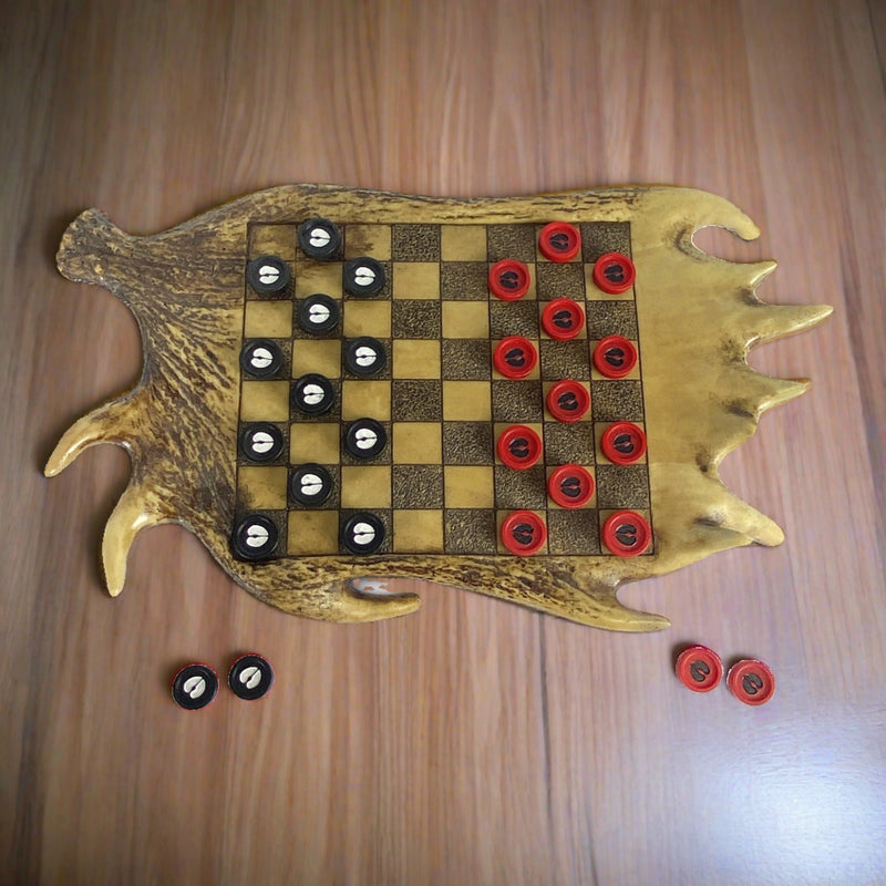 Load image into Gallery viewer, Checkerboard Set-Moose Antler
