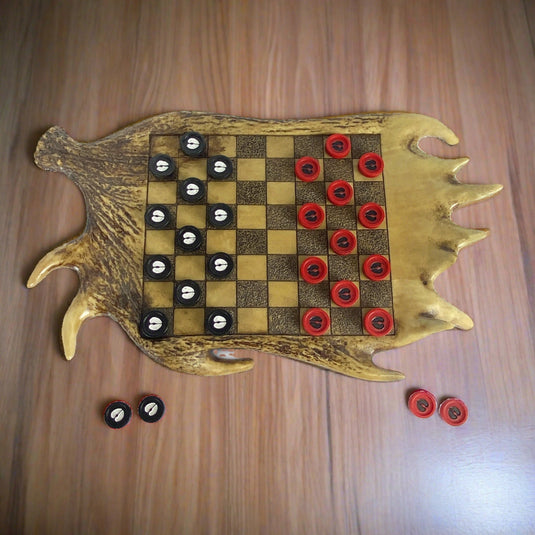 Checkerboard Set-Moose Antler
