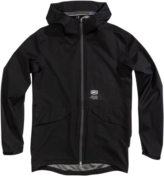100% Hydromatic Parka - Black - Large 39009-001-12