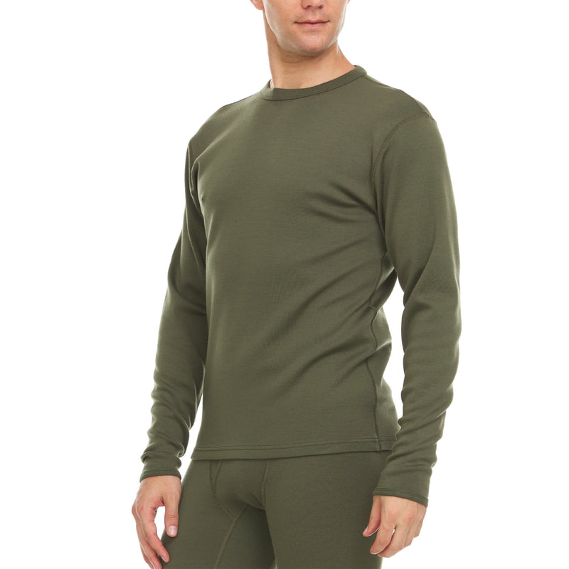 Load image into Gallery viewer, Heavyweight Men's Wool Crew Top - 100% Merino Wool
