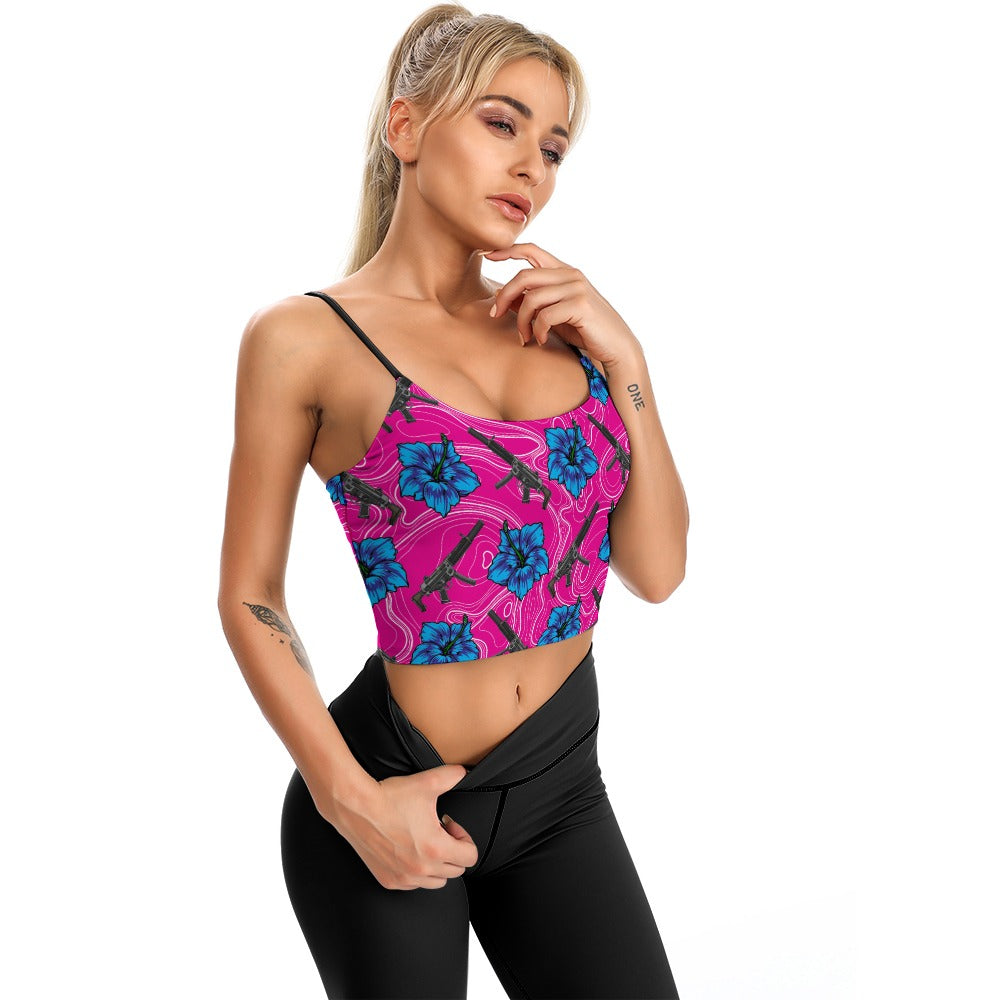 High Capacity Hibiscus Women's Thin Vintage Comfort Camisole