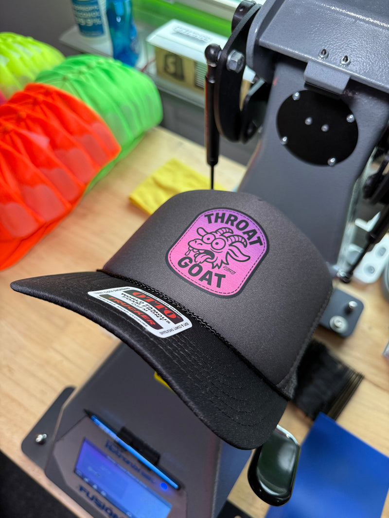 Load image into Gallery viewer, Throat Goat Trucker Hat
