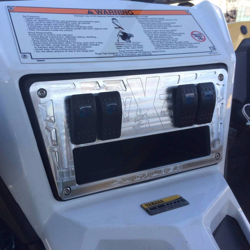 Load image into Gallery viewer, YXZ 1000R Custom CNC 4 Switch Dash Panel
