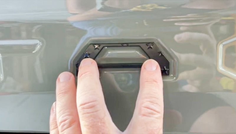 Load image into Gallery viewer, Toyota Tacoma Tailgate Insert Letters 3D Stars and Stripes - Adhesive-Backed (for Tacoma years 2016-2023)
