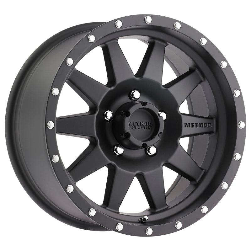 Load image into Gallery viewer, Method MR301 The Standard 17x9 -12mm Offset 5x5.5 108mm CB Matte Black Wheel
