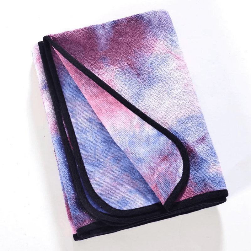 Load image into Gallery viewer, JupiterGear Tie Dye Yoga Mat Towel with Slip-Resistant Grip Dots
