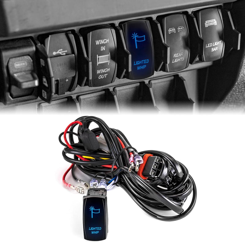 Load image into Gallery viewer, Polaris Pulse Bar Plug &amp; Play Wiring Harness &amp; Switch

