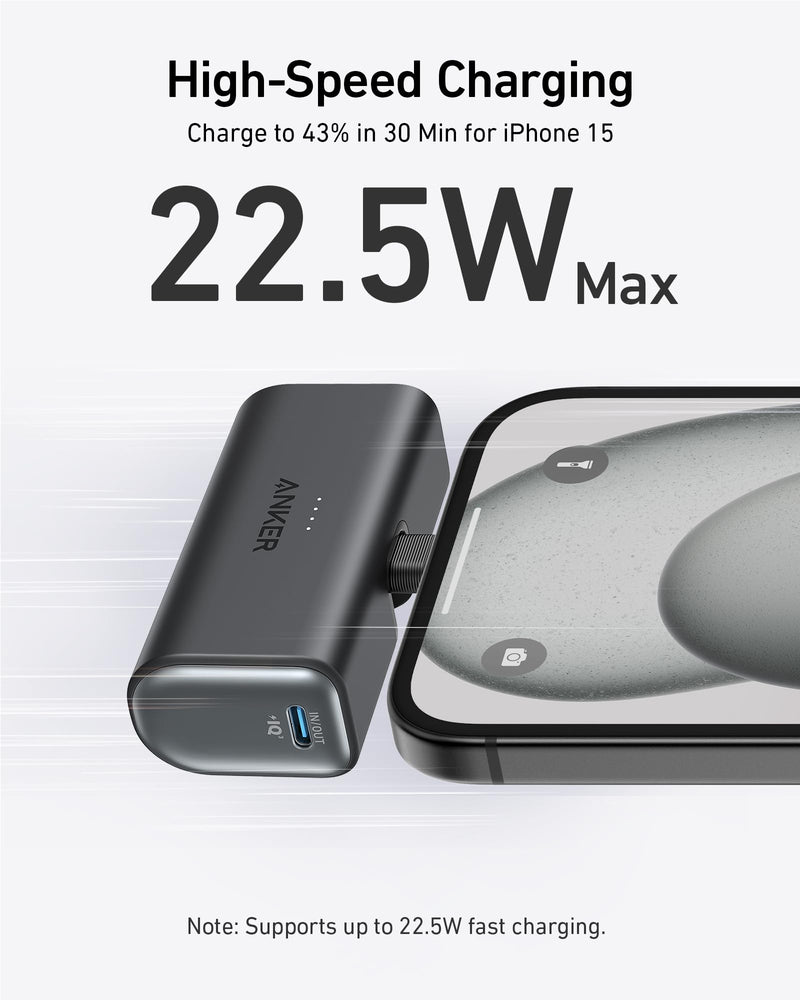 Load image into Gallery viewer, Anker Nano Power Bank (22.5W, Built-In USB-C Connector)

