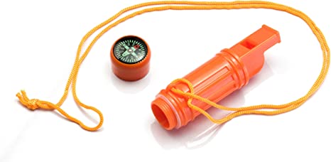 Load image into Gallery viewer, 5-in-1 Orange Whistle
