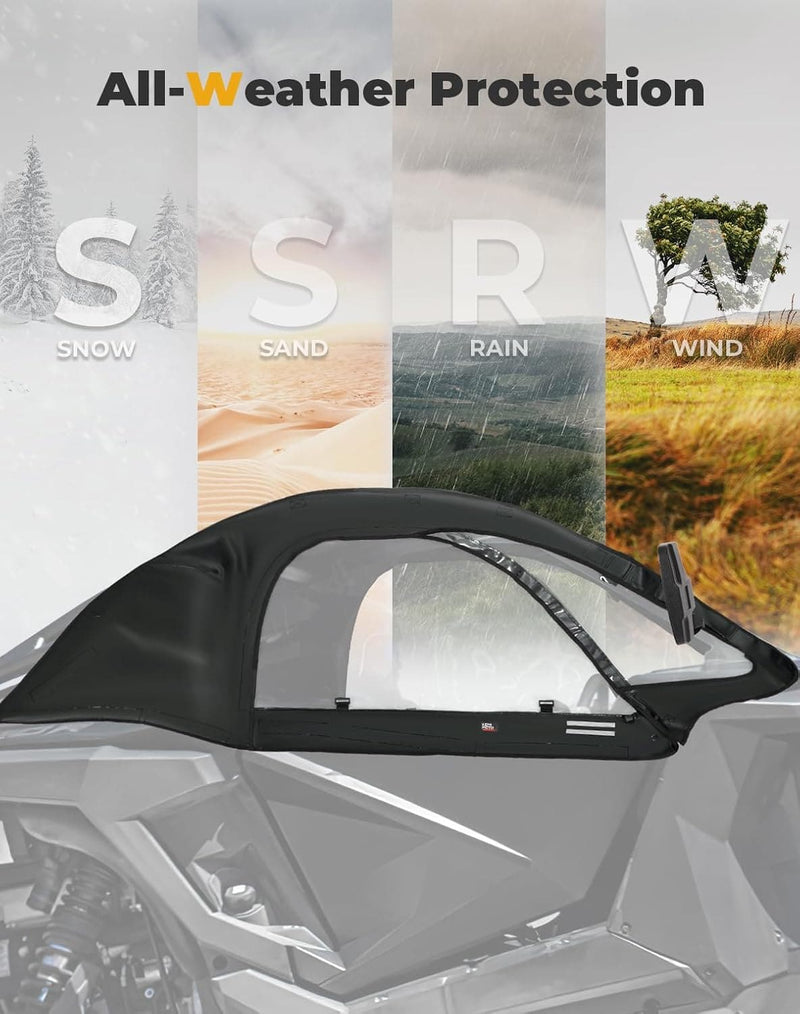 Load image into Gallery viewer, Upper Doors Soft Cab Enclosures for Polaris RZR PRO R 2022-2025
