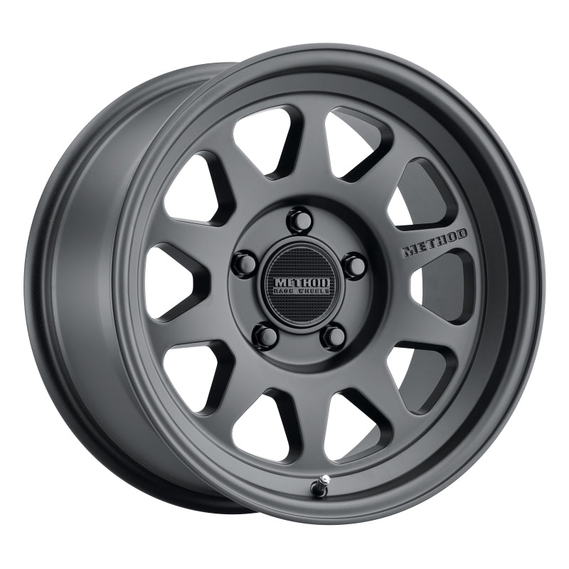 Load image into Gallery viewer, Method MR316 17x8.5 0mm Offset 5x5 71.5mm CB Matte Black Wheel
