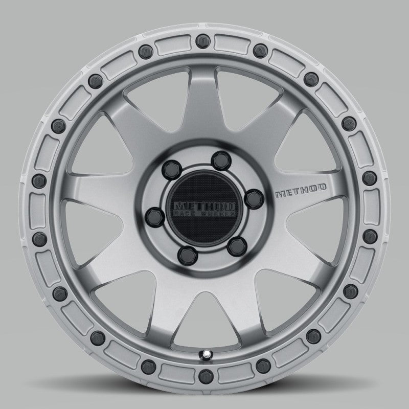 Load image into Gallery viewer, Method MR317 17x8.5 0mm Offset 6x5.5 106.25mm CB Matte Titanium Wheel
