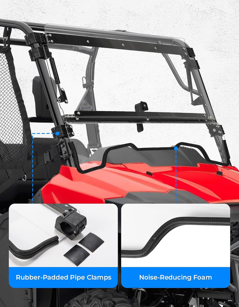 Load image into Gallery viewer, UTV 2-IN-1 Flip Windshield for Honda Pioneer 700 / 700-4
