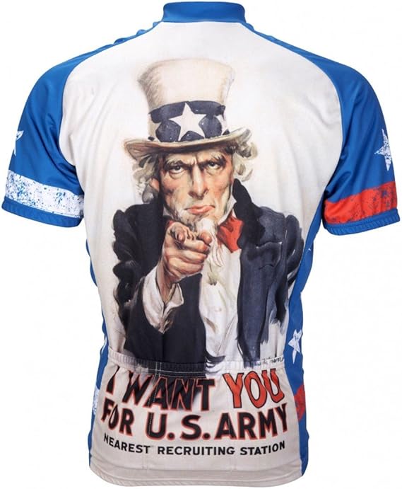 Load image into Gallery viewer, Uncle Sam Men&#39;s Cycling Jersey (Medium)
