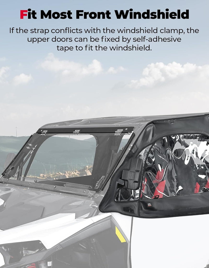 Load image into Gallery viewer, Soft Cab Enclosure Upper Doors for Polaris RZR XP 4 1000 2024-2025

