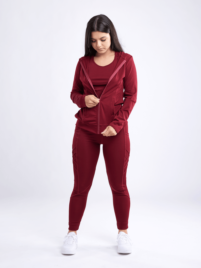 Load image into Gallery viewer, JupiterGear Athletic Fitted Zip-Up Hoodie Jacket with Pockets
