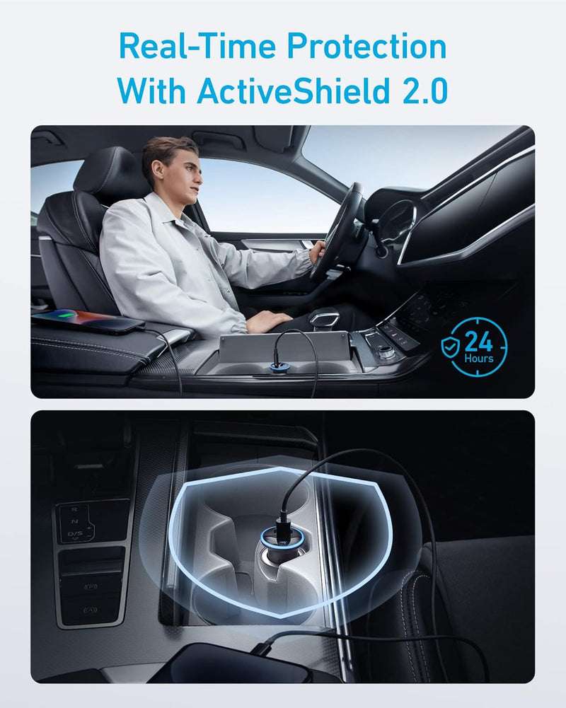 Load image into Gallery viewer, Anker <b>323</b> Car Charger (52.5W)
