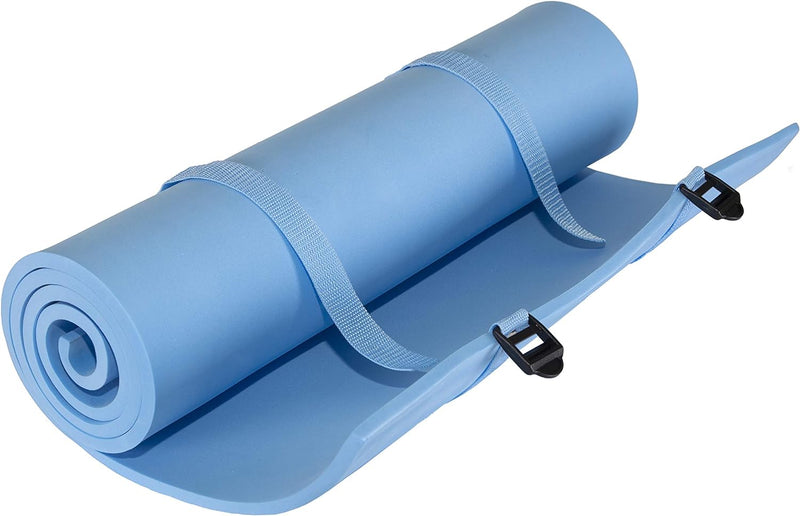 Load image into Gallery viewer, Stansport Packlite Sleeping Pad - Blue - Deluxe - 72 x 19 x 5/8
