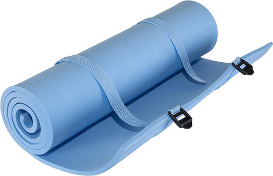 Stansport Packlite Sleeping Pad - Blue - Deluxe - 72 x 19 x 5/8