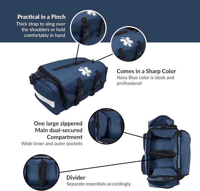 Load image into Gallery viewer, Deluxe EMT Trauma Kit - Fully Stocked First Responder Bag
