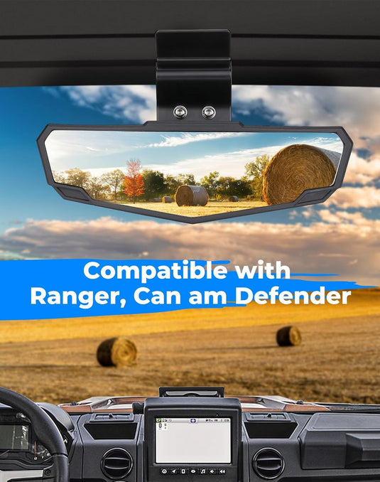UTV Rear View Mirror for Polaris Ranger/ Can-Am Defender