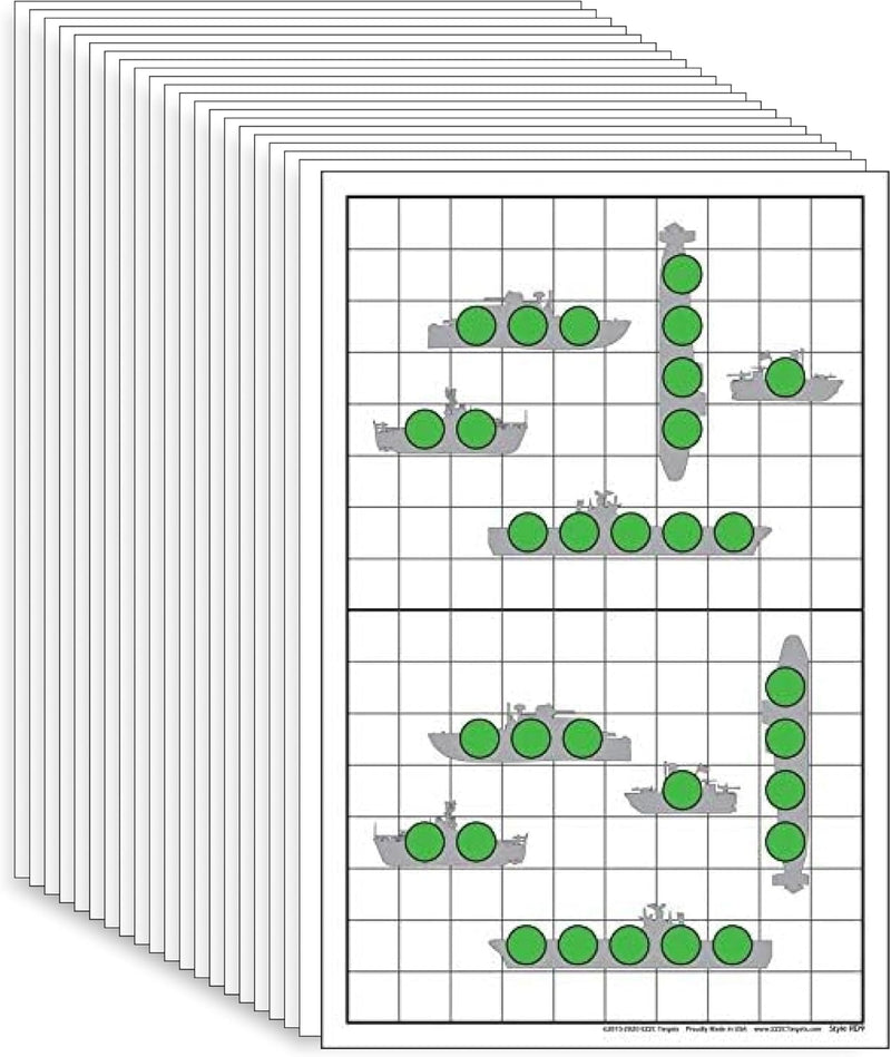 Load image into Gallery viewer, EZ2C Targets 22/RD9: Sink the Boats 11"x17" USA MADE Fun Paper Target
