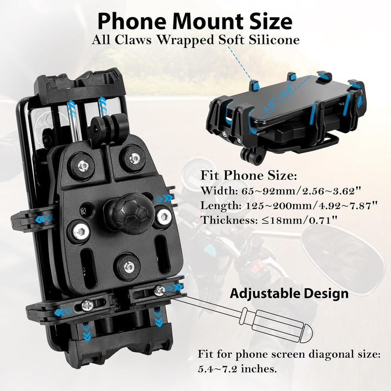 Load image into Gallery viewer, EMERK Phone Mount For Motorcycle &amp; Bicycle
