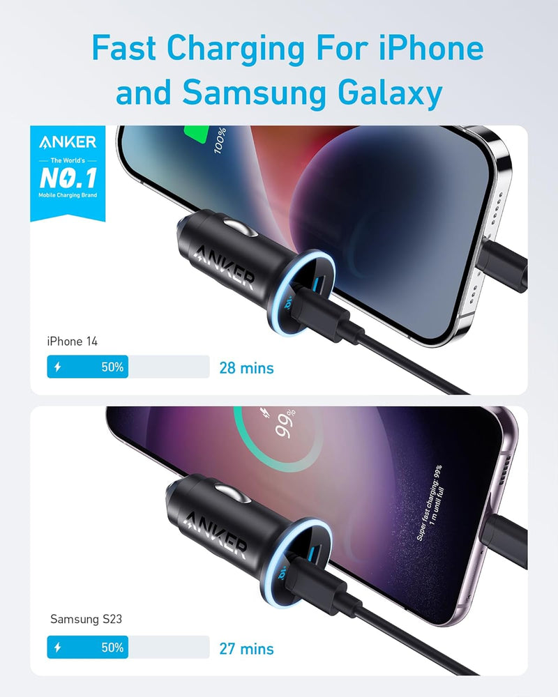 Load image into Gallery viewer, Anker <b>323</b> Car Charger (52.5W)
