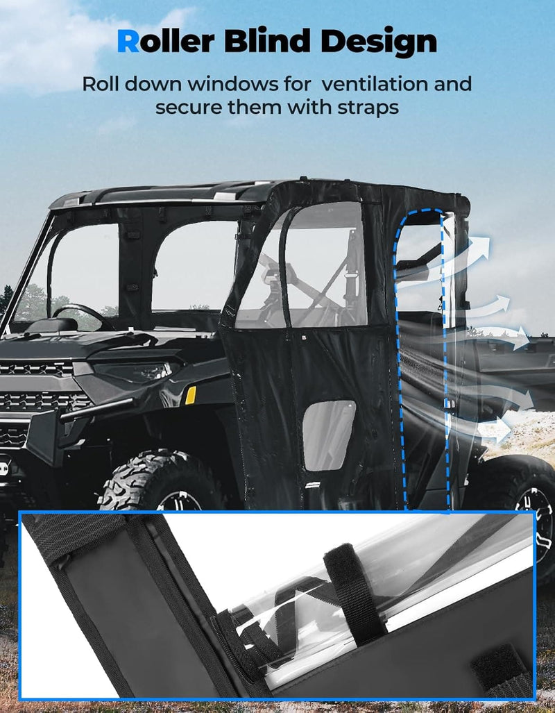 Load image into Gallery viewer, UTV Cab Enclosure for Polaris Ranger XP 1000 Crew 2019-2024
