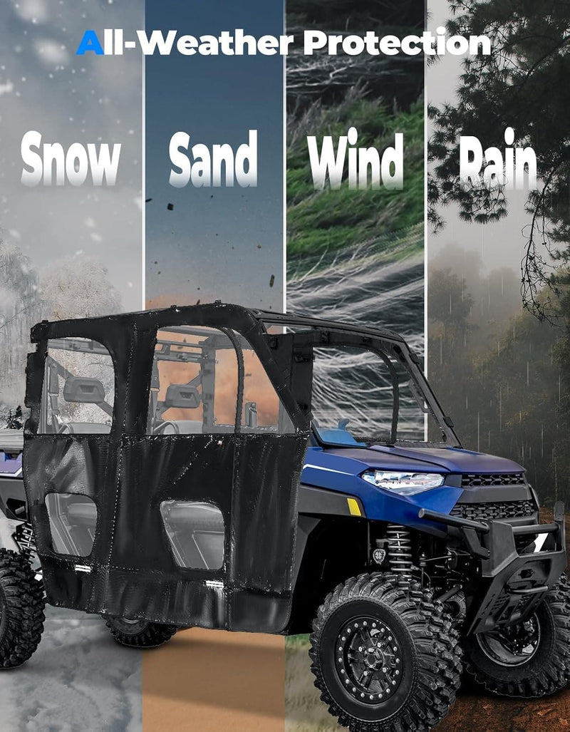 Load image into Gallery viewer, UTV Cab Enclosure for Polaris Ranger XP 1000 Crew 2019-2024
