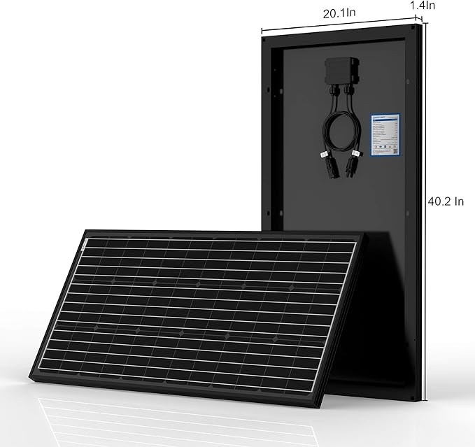 Load image into Gallery viewer, Acopower 100w mono kit
All Black 300w 30A
