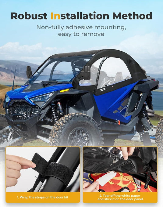 Upper Doors Soft Cab Enclosures for Polaris RZR PRO R 2022-2025