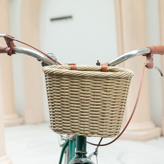 Hycline Bike Basket Front Handlebar Storage Basket for Adult and Kids