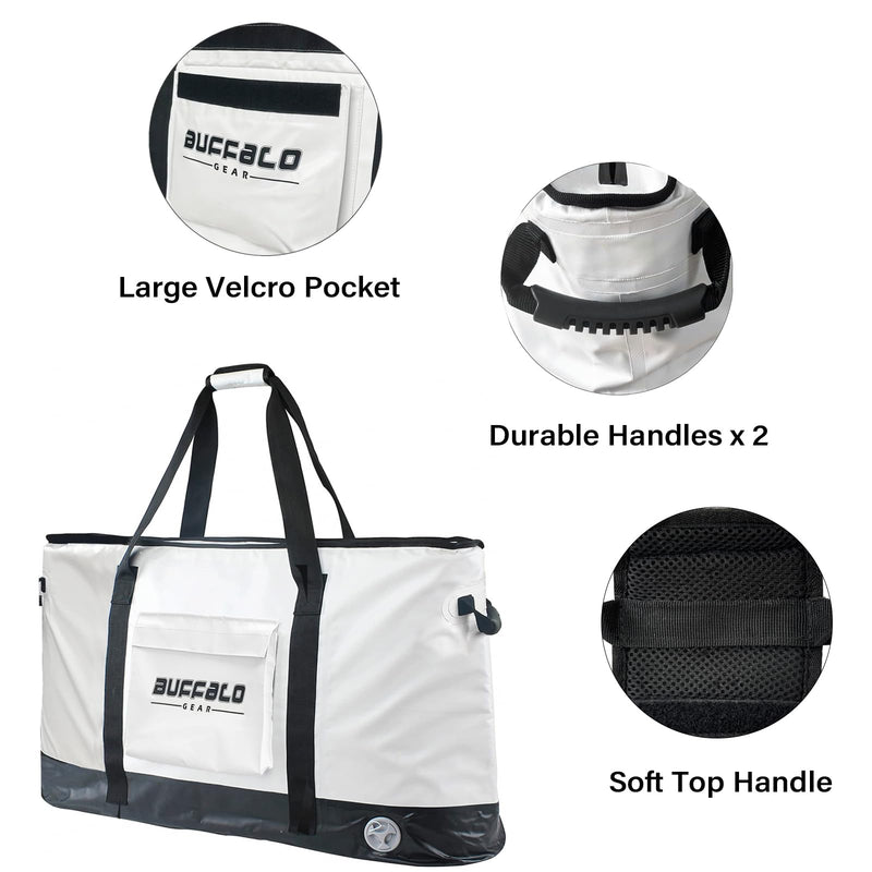 Load image into Gallery viewer, 106QT Fish Cooler Bag with YKK Zipper
