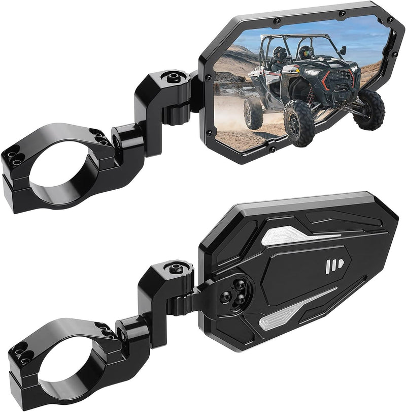 Load image into Gallery viewer, UTV Rear View Side Mirrors for Can Am Maverick X3/ RZR w/ 1.75"-2" roll bar (1 pair)
