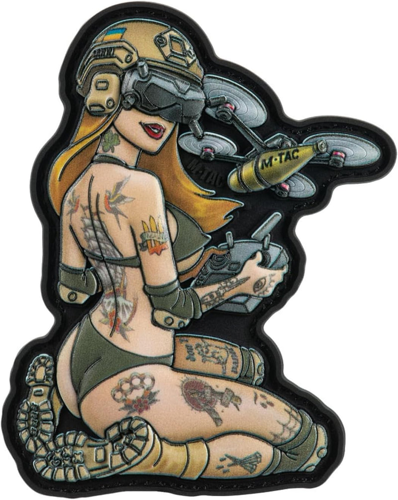 Load image into Gallery viewer, M-Tac Morale Patch Tactical Girl
