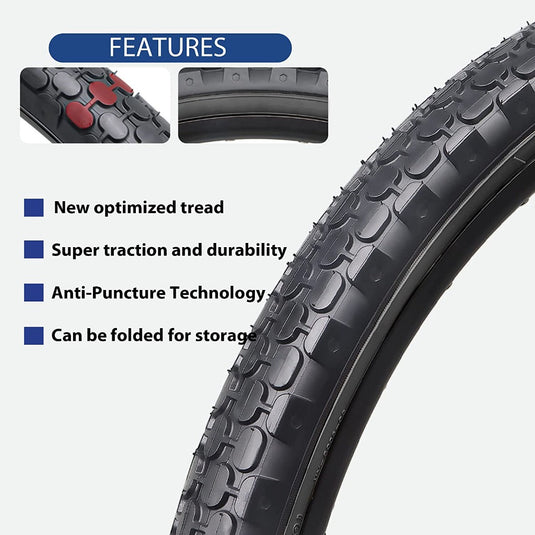 SandRoller Pair - 24“×2.125“ / 26”×2.125“