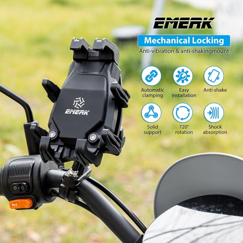 Load image into Gallery viewer, EMERK Phone Mount For Motorcycle &amp; Bicycle
