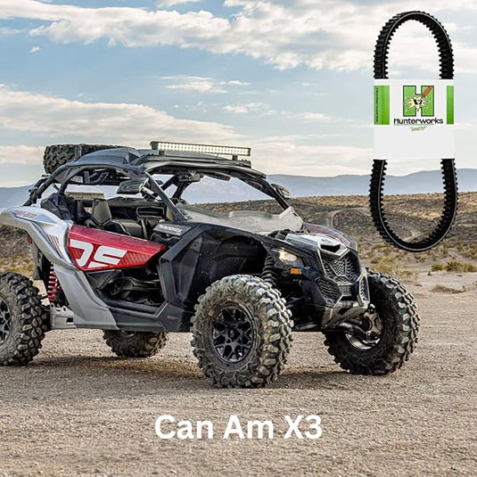 Hunterworks 2017-2025 Can Am Maverick X3 Turbo Belt / Turbo R/Turbo RR / X3 DS / X3 RS / X3 X RS / X3 X MR / X3 Max All Models/Smart-Shox/Smart-Lok