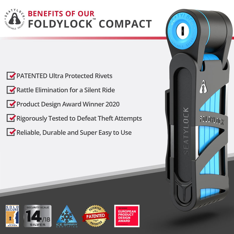 Load image into Gallery viewer, Foldylock Compact - Seatylock’s All-Time Bestseller Folding Bike Lock
