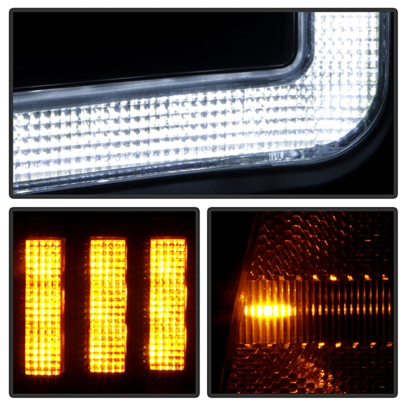 Load image into Gallery viewer, Spyder Signature 20-21 Ford F150(Halogen Model) Proj. Headlights - Black(PRO-YD-FF15021HALSI-SEQ-BK)
