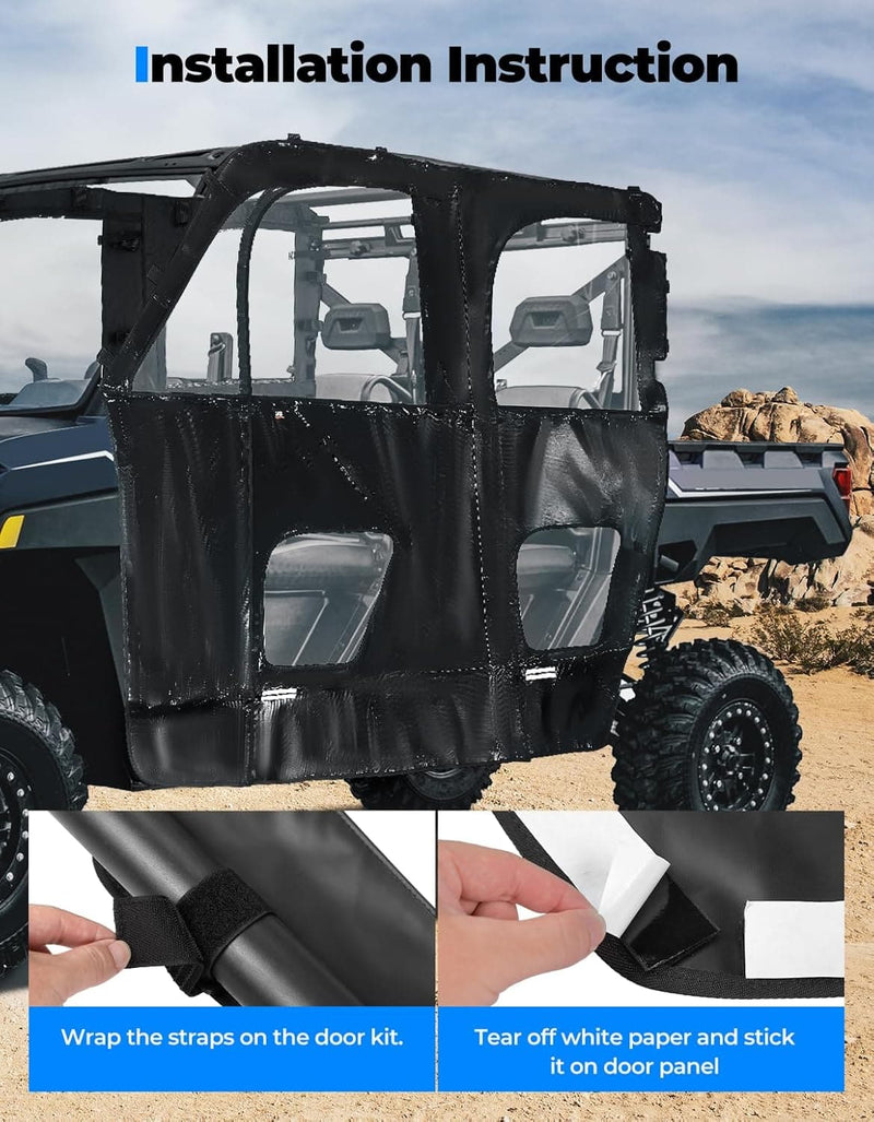 Load image into Gallery viewer, UTV Cab Enclosure for Polaris Ranger XP 1000 Crew 2019-2024
