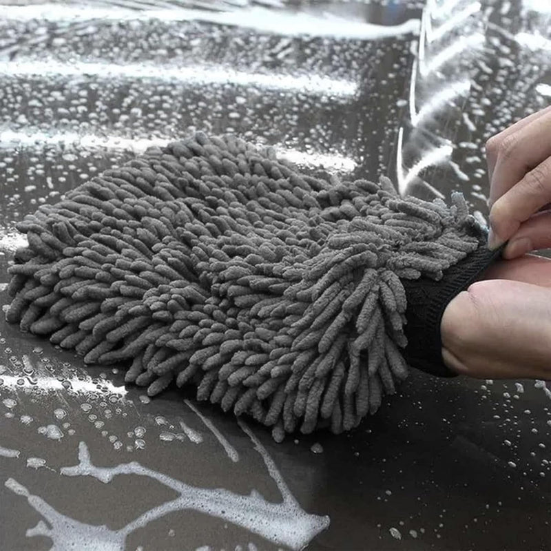 Load image into Gallery viewer, WASH &amp; WHIPS Car Wash Kit - 3-Gallon Bucket with Particle Interceptor Trap, Shampoo, Chenille Mitt &amp; Microfiber Soft Towel, 5pcs
