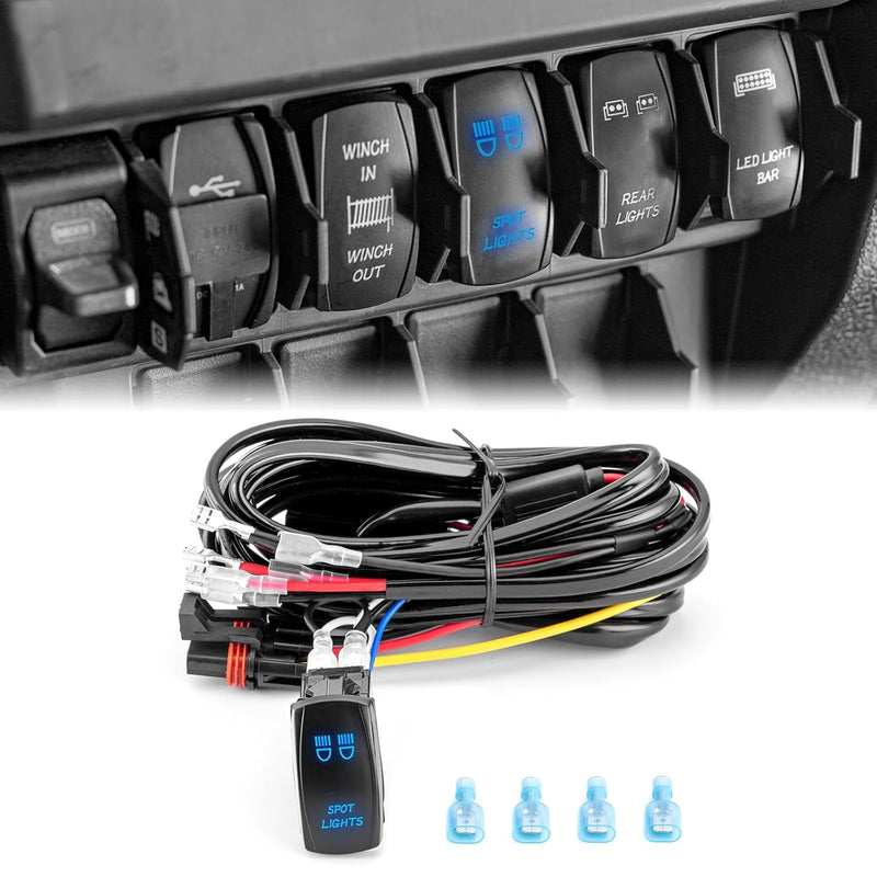 Load image into Gallery viewer, Polaris Pulse Bar Plug &amp; Play Wiring Harness &amp; Switch
