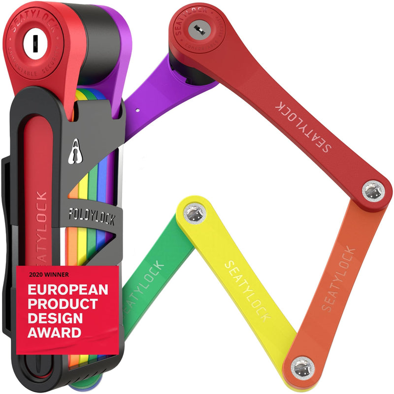 Load image into Gallery viewer, Foldylock Pride - Lightweight Award Winning Folding Bike Lock
