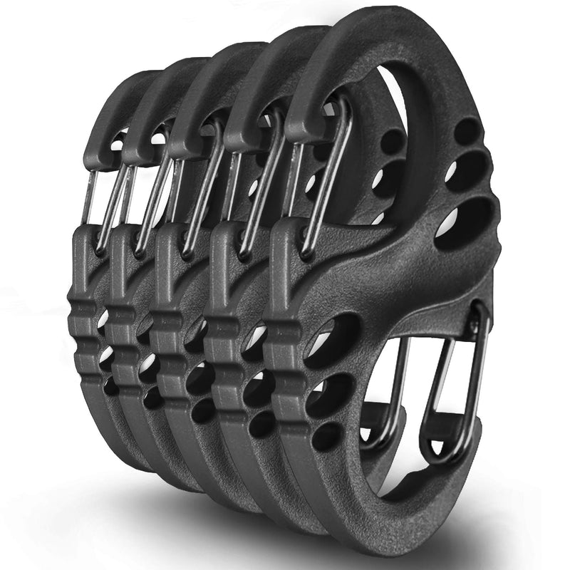 Load image into Gallery viewer, M-Tac Plastic S-Binner Carabiners - (Set of 5)
