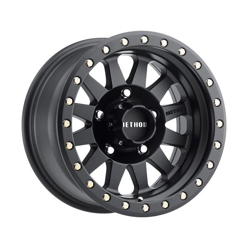 Load image into Gallery viewer, Method MR304 Double Standard 17x8.5 0mm Offset 5x5 94mm CB Matte Black Wheel
