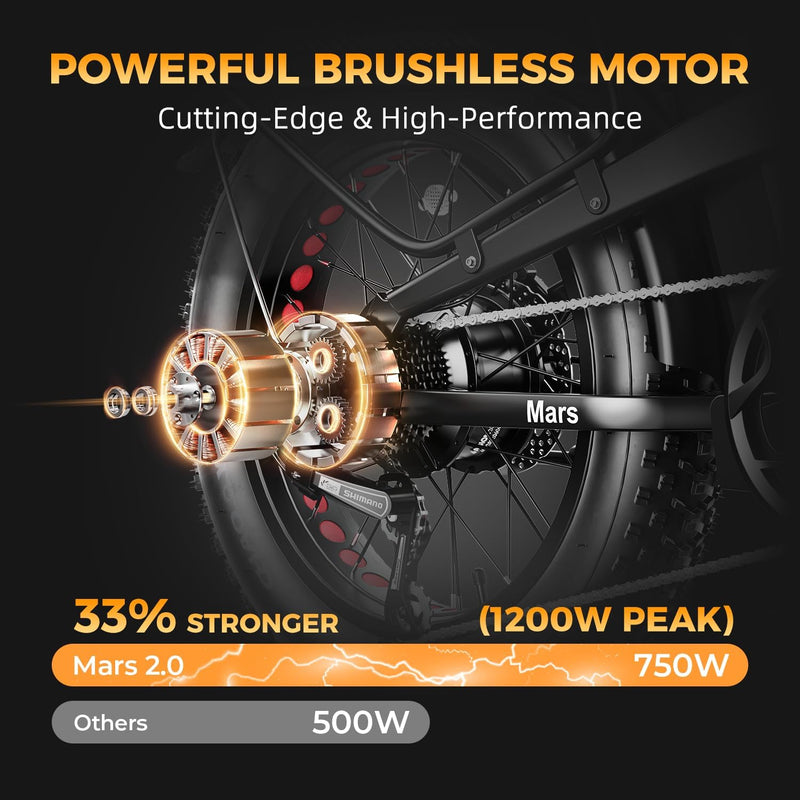 Load image into Gallery viewer, Heybike 1000W Mars 2.0 Electric Bike
