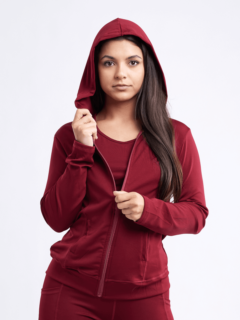 Load image into Gallery viewer, JupiterGear Athletic Fitted Zip-Up Hoodie Jacket with Pockets

